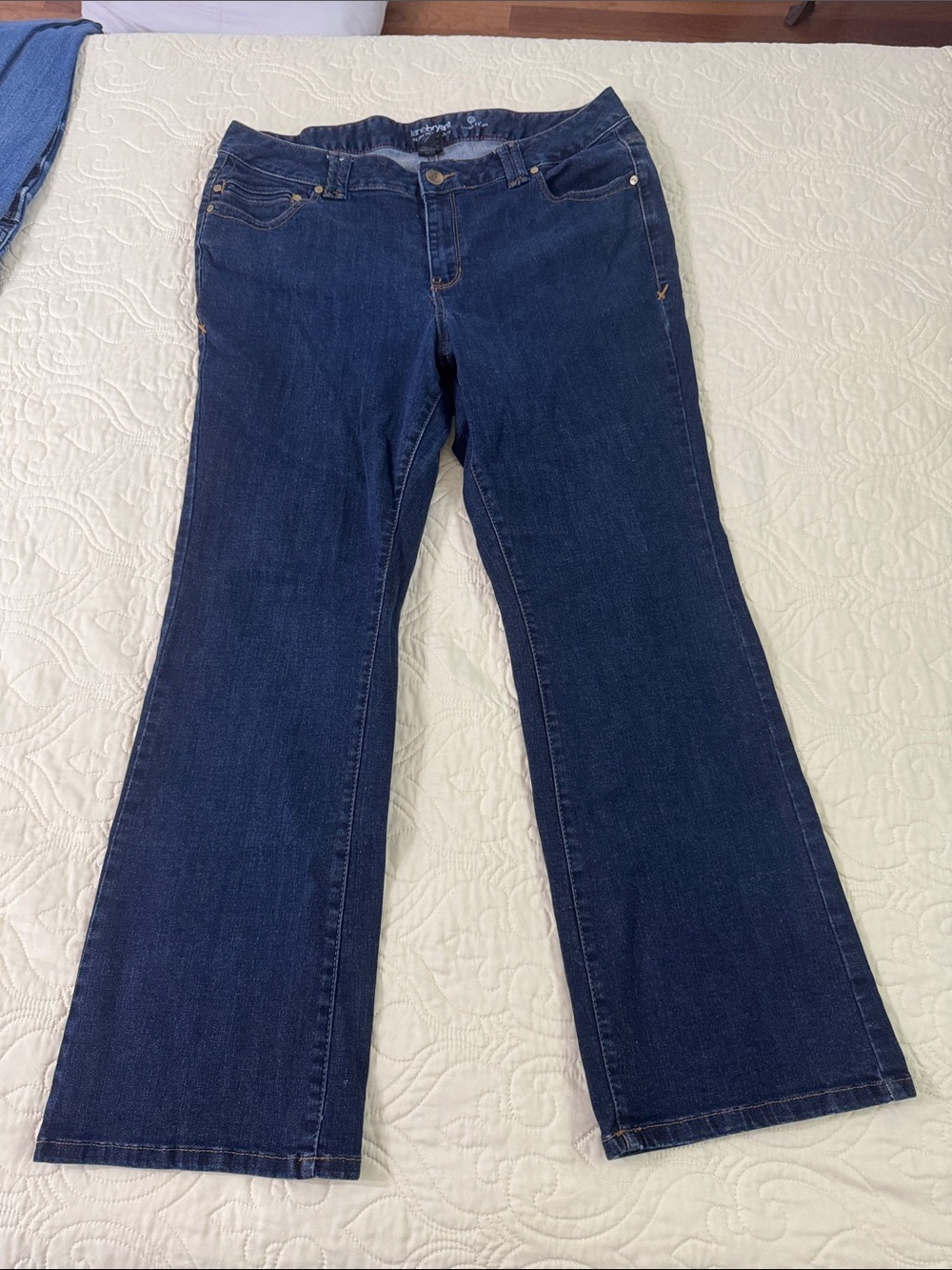 Lane Bryant Dark Indigo Wide Leg Jeans